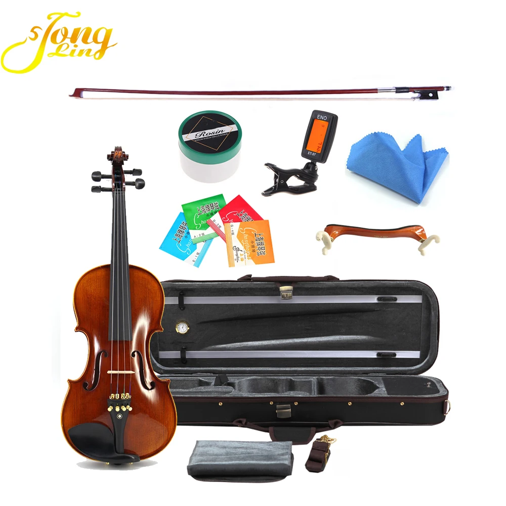 High Grade Natural Flame Professional Acoustic Violin