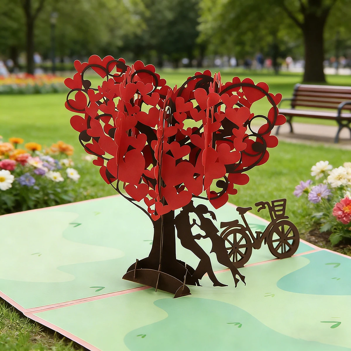 3D Pop-Up-Blumen-Grußkarten, Hochzeitskarte, Jahrestag, Erntedankfest, Valentinstag, Geburtstagsgeschenk, Dankeskarte, handgefertigte Karten