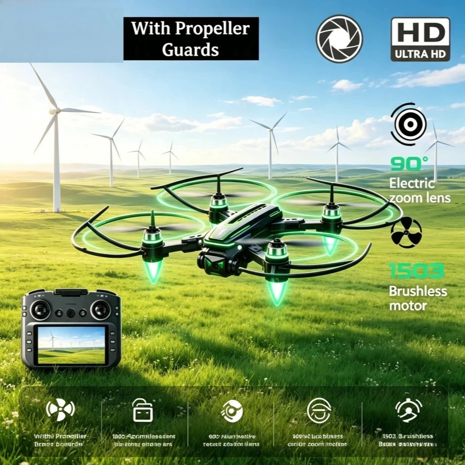 Original A28 GPS RC Drone Intelligent Obstacle Avoidance Optical Flow Hover One Key Takeoff Landing Foldable Aerial Quadcopter