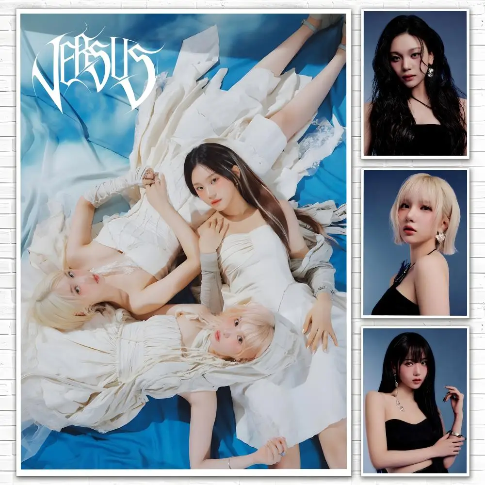 Pop Group VIVIZ Poster Poster All-match HD Waterproof Self-Adhesive Wall Art Sticker For Home Bedroom