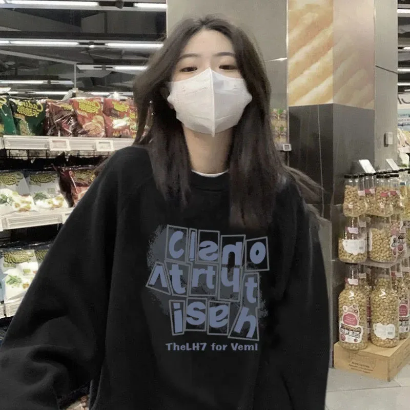 

Женские толстовки, осенняя одежда, корейские женские манжеты с шейным ремешком, романтическая фланелевая петлевая чистая подростковая клетчатая рабочая одежда, последняя одежда