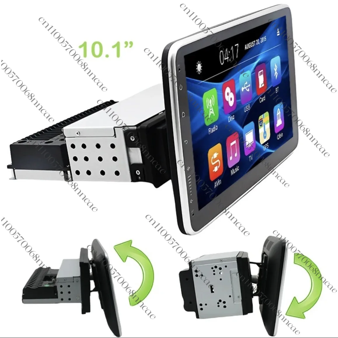 

Car Android navigation Universal 10.1 Shaking head central control navigation Rotate 360 degrees
