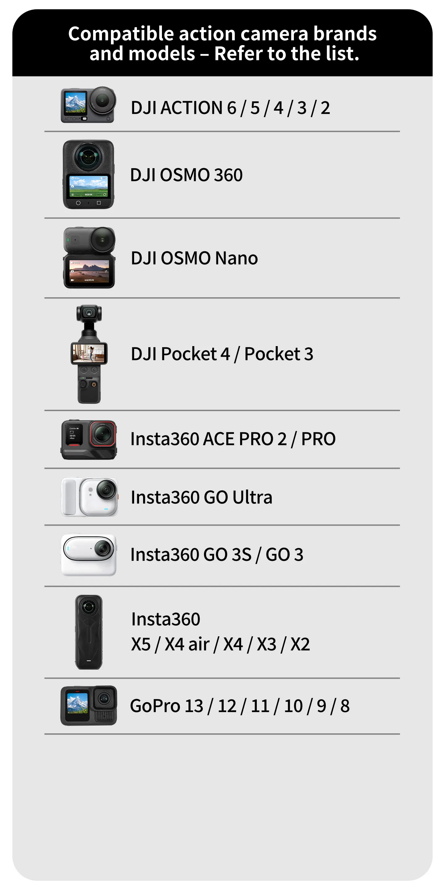 Ultraleichter 5-teiliger Teleskop-Selfie-Stick für Insta360 X6 X5 Smartphone, Unsichtbar 360 ° Stativ für Radfahren, Vlogging, Skifahren, Filmen – Detail 15