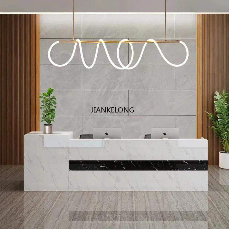 JIANKELONG Nordic Italian minimalist designer with artistic lines, restaurant pendant light, luxury dining table strip light LED