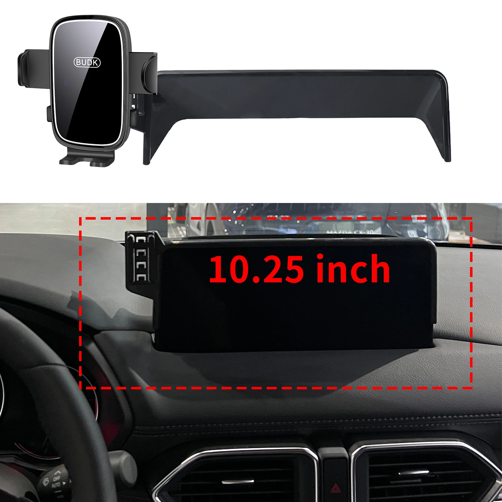 fit for Mazda CX-5 2021 2022 2023-2025  CX5 KF Custom Fit Phone Holder Mount Dashboard Screen Base No Drill Car​​ accessoires