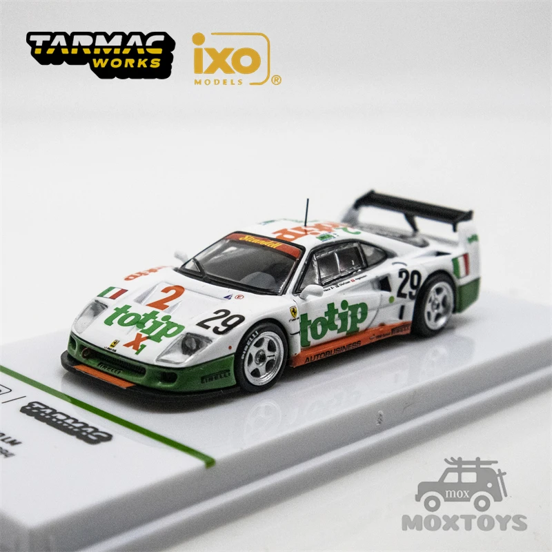 Tarmac Works 1:64 F40 LM 24h of Le Mans 1994 Race No29 Diecast Model Car