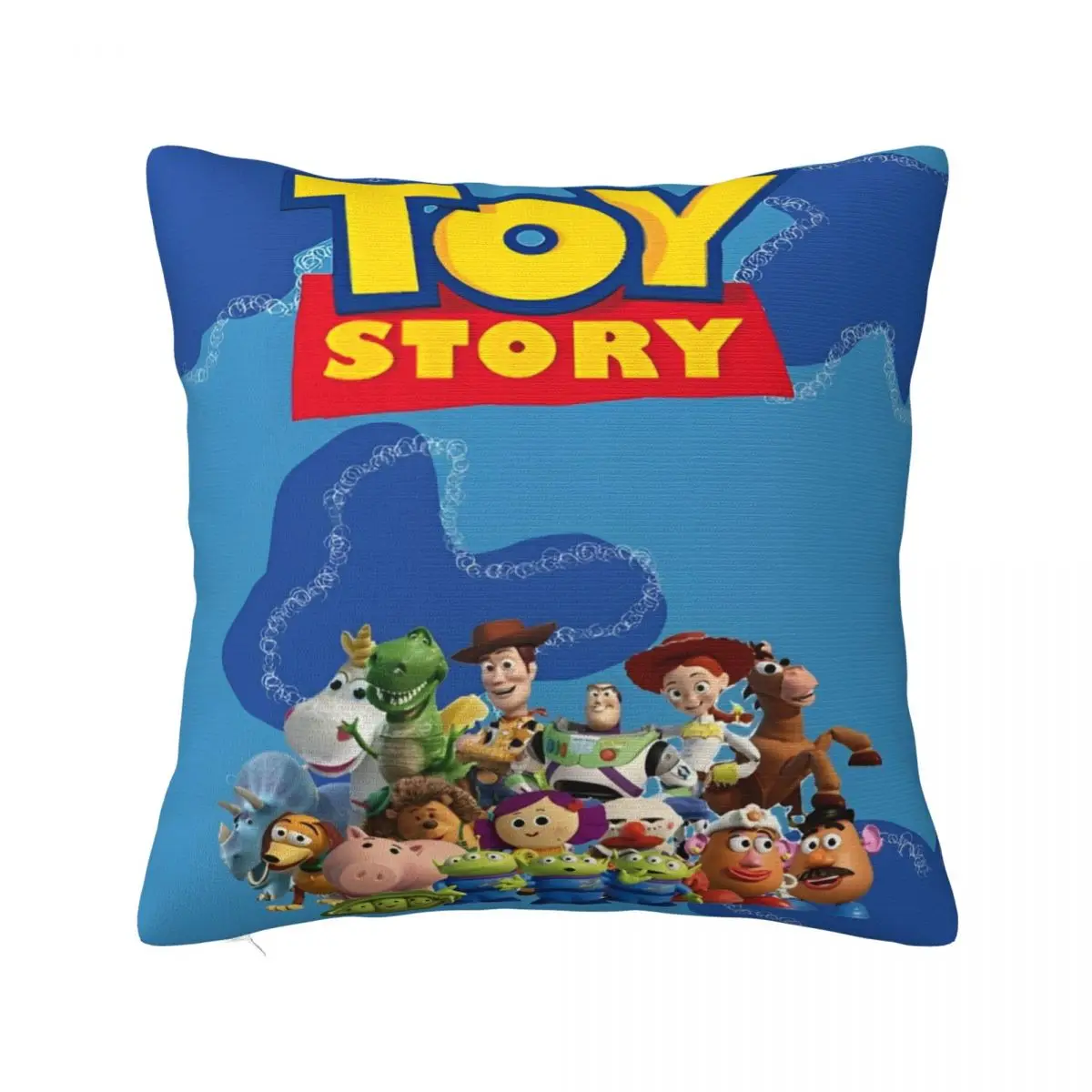 Toy Story Woody And Buzz Pillow Cover Soft Polyester Cushion Cover Decorative Throw Pillow Case Cover Bed Wholesale Multi-Size