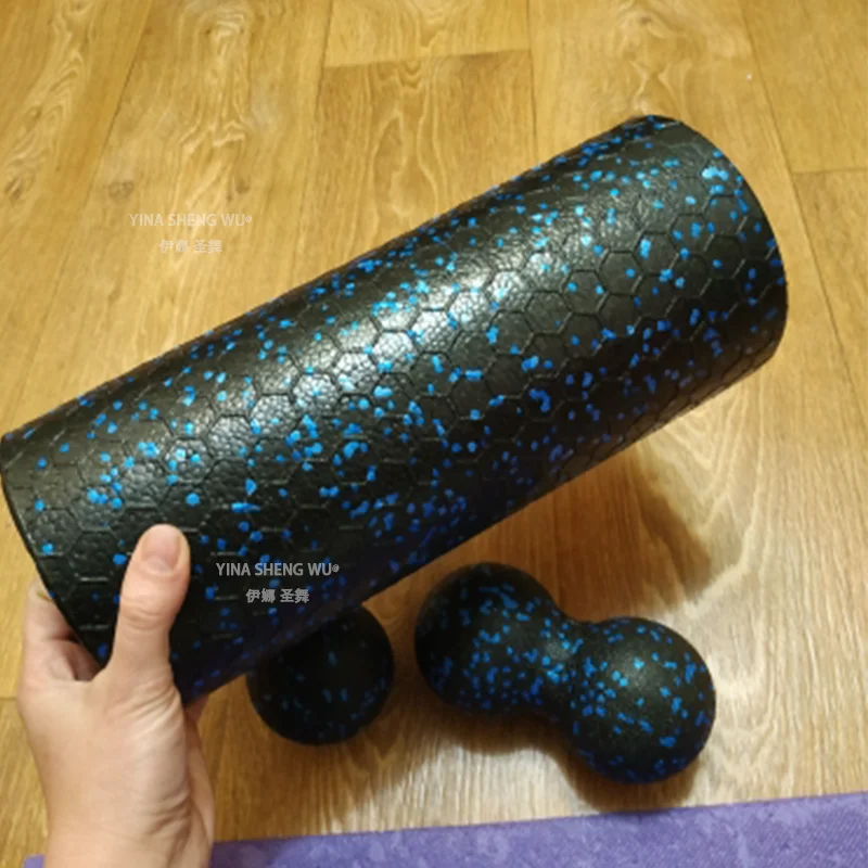 Hollow Yoga Roller Massage Peanut Ball Set EPP Fitness Foam Column For Back Pain Legs Hip Deep Tissue Stretching & Muscle Relax