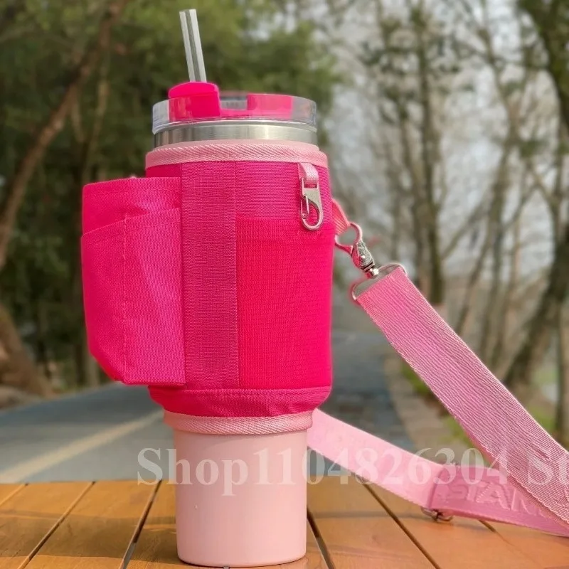 

Water Bottle Carrier Bag Neoprene Water Bottle Pouch Holder for Stanley 40oz Tumbler Accessories Insulated Thermos Cup Cover
