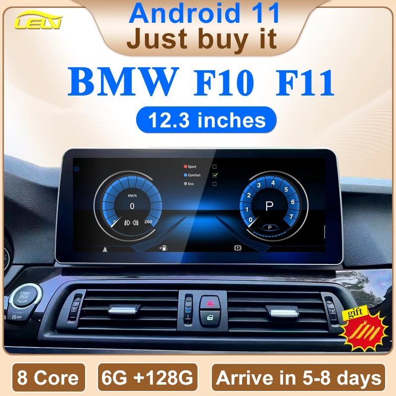 

Factory Price ID8 12.3inch Car Multimedia Android System Touch Screen 1920 For BMW 5Series F10 F11 Apple Carplay GPS Navigation