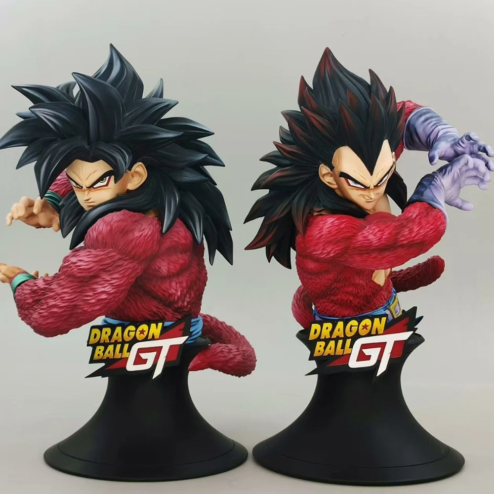 

Предпродажа, 24 см, фигурка Son Goku Dragon Ball Gt Ssj4 Vegeta, фигурки героев Super Saiyan 4 Goku Vegeta, статуя из ПВХ, модель игрушки, подарки