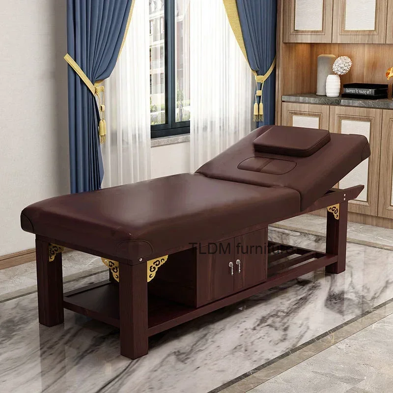 Spa Tattoo Beauty Massage Bed Face Lash Home Therapy Massage Bed Bathroom Esthetician Lettino Estetista Salon Furniture RR50MB