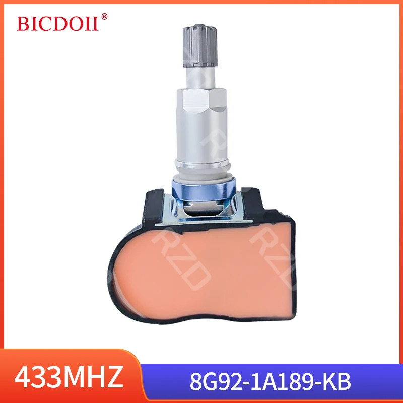 8G92-1A189-KB نظام مراقبة ضغط الإطارات لفورد جالاكسي (WA6) 1.6 1.8 2.0 S-MAX (CJ/WA6) 433MHz TPMS الاستشعار 8G921A189KB