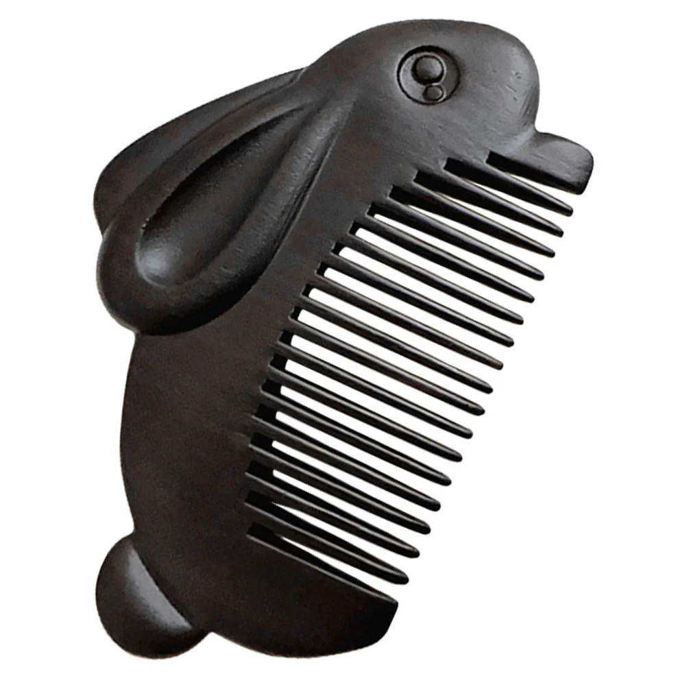 

Bunny Comb Wear-resistant Small Wood Wooden for Girl Appendix Women Hair