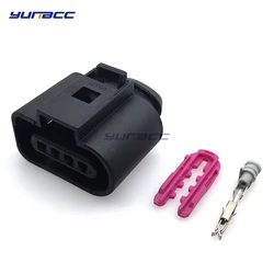 5 Sets 4Pin Automotive Coil Extension Adapter Wiring Harness Connector For AUDI VW Skoda VAG 1J0973704