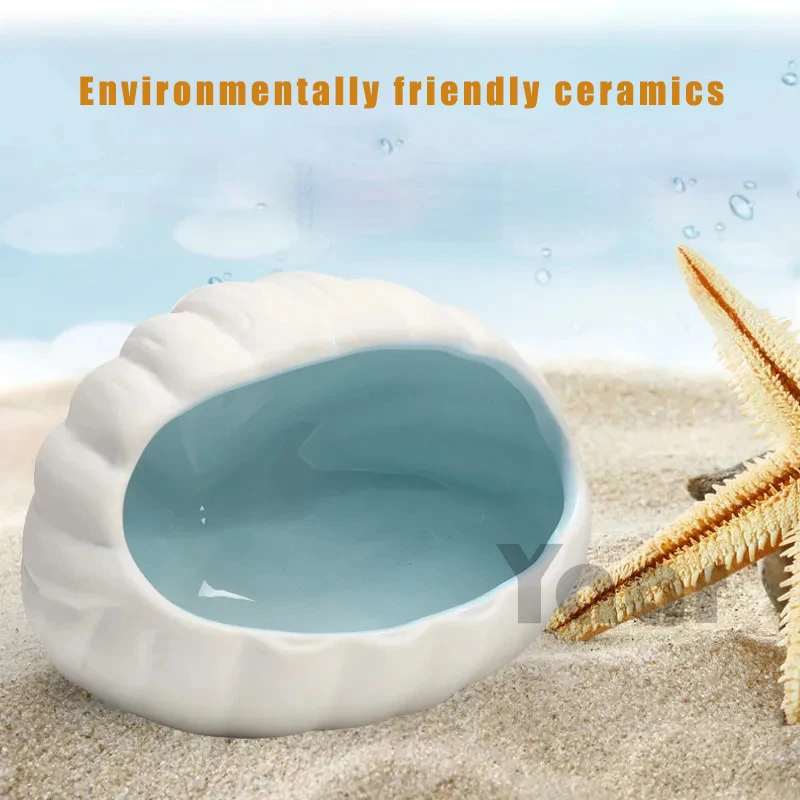 Ceramic Shell Pearl Shelter Fish Tank Landscaping Decoration Aquarium Fish Shrimp Breeding Nest House Spawning Ornaments