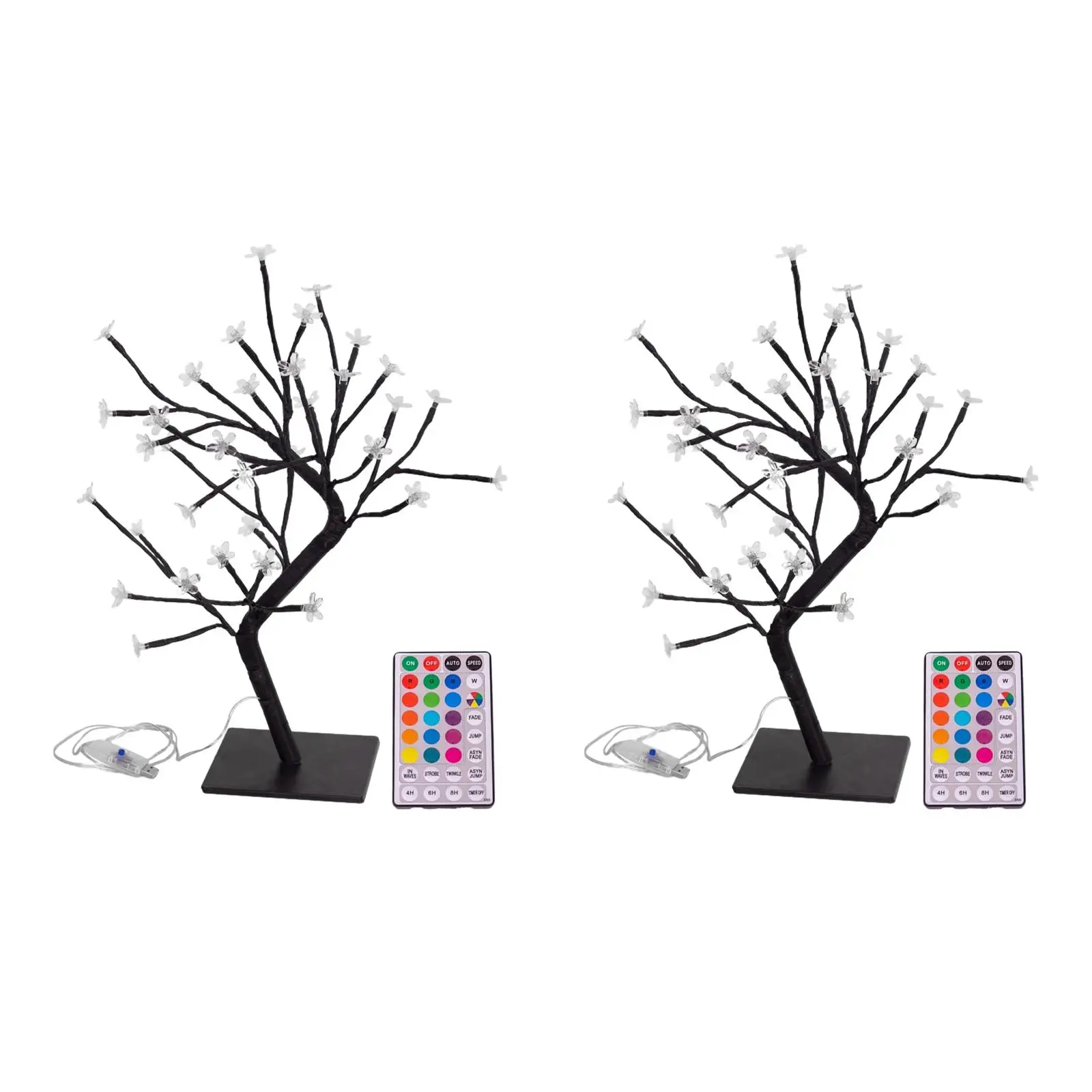 LED Tree Table Lamp Light Romantic Desk Lamp Valentine's Day Gift Nightlight Bedside Lamp for Home Classroom Couples