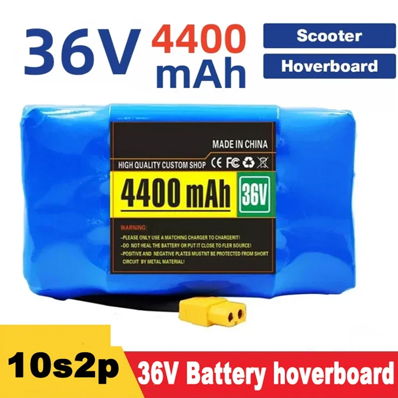 2025 36V 7Ah 10s2p Lithium Rechargeable Battery,True for Electric Self-balancing Scooter HoverBoard Unicycle Exceptional Battery