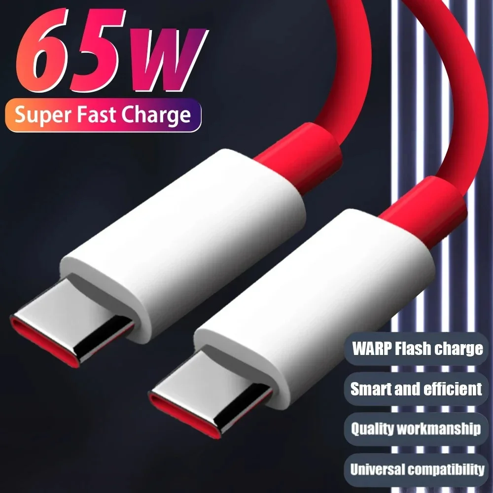 65W USB C To Type C Fast Charging Data Cable USB C Charge Cables For OnePlus 10 9 Pro Data Cord for iPhone Xiaomi Huawei Samsung