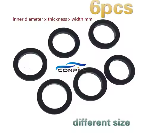 6pcs idle tire wheel belt loop Idler rubber ring for cassette deck recorder tape stereo audio player Pinch Tire