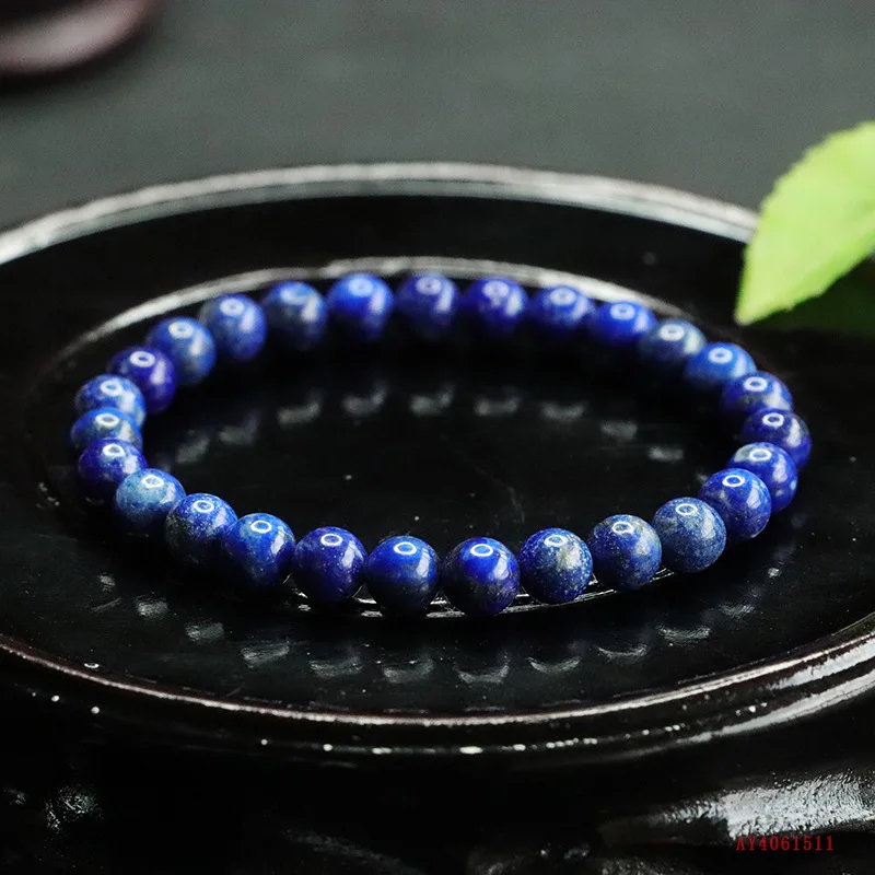 Natural crystal bracelet, lapis lazuli bracelet, colorful jewelry.