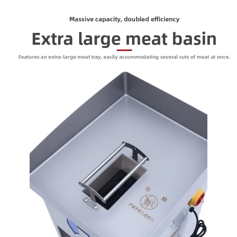 Commercial meat cutter, electric high-power large multi-functional fresh meat slicer