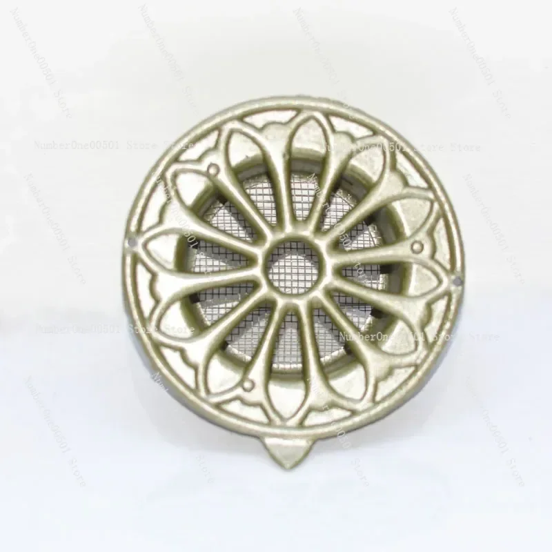 1pcs Air Vent for Range Hood Ventilation Smoke Exhaust Anti-rat Kitchen Ventilation Grille Wall Air Vent Stainless Steel Outlet