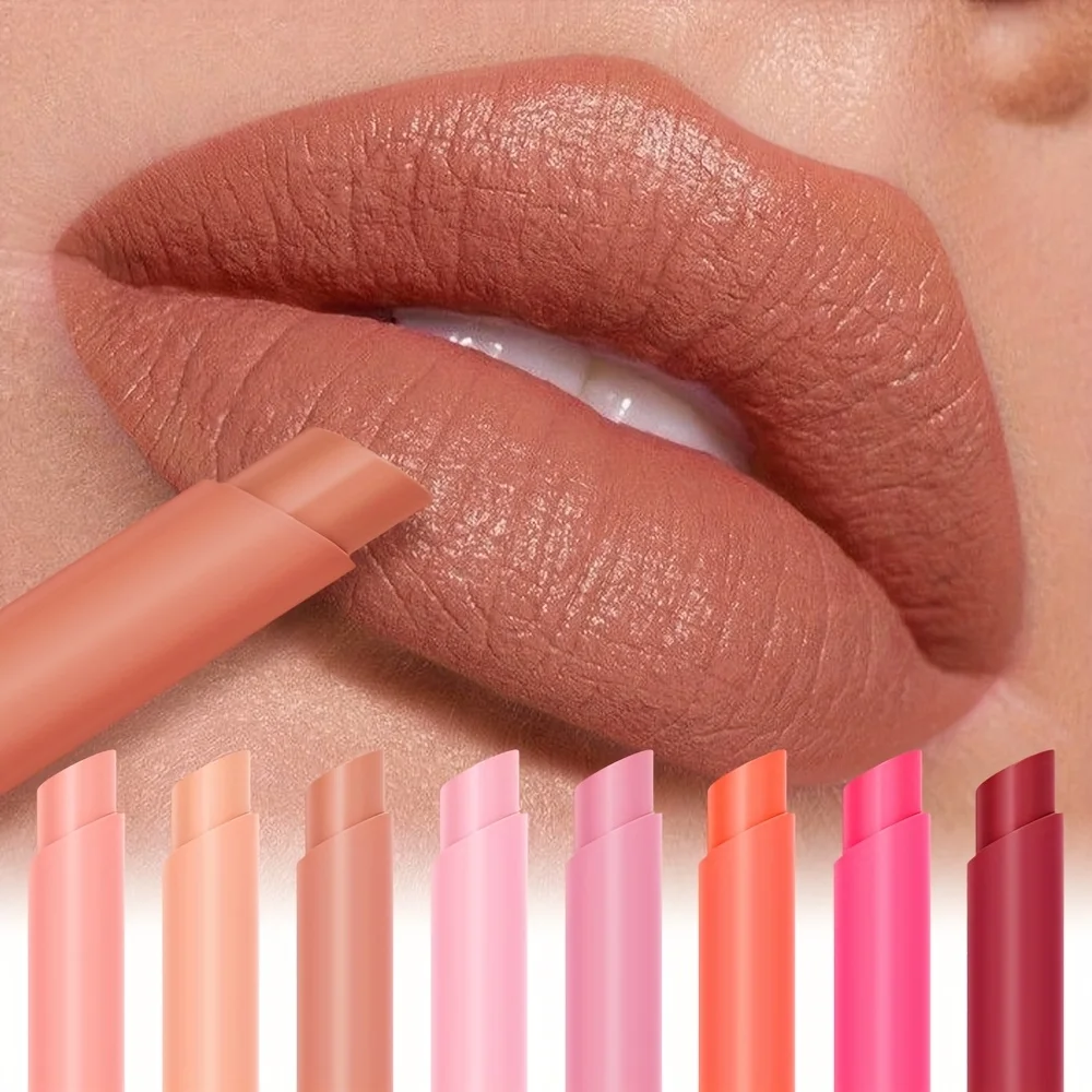 أحمر شفاه مقاوم للماء يدوم طويلاً - ملمع شفاه حريري غير لامع، رطوبة، متعدد الألوان، غير قابل للنقل، لمسة نهائية مرطبة، أحمر شفاه، ملمع شفاه