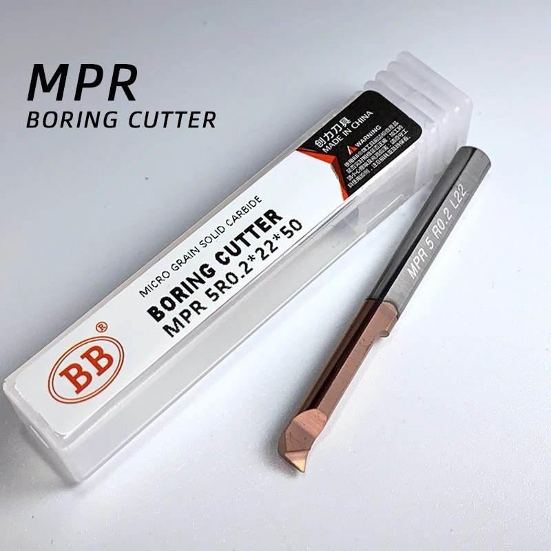 Imagem -04 - Carbide Boring Bar Miniatura Interna Turing Tool Copiando Pequeno Furo Cortador de Torno Sólido Mqr Mur Mpr Mnr mm bb
