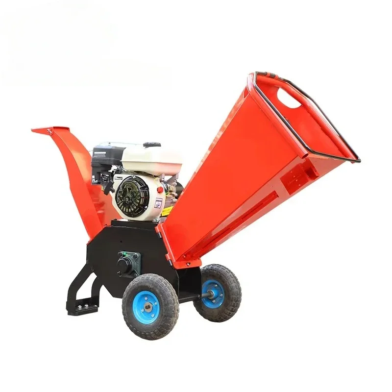 Garden shredder chipper machine