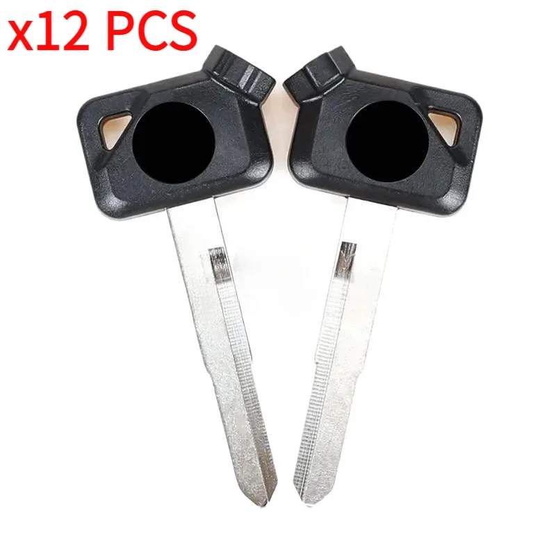 12PCs blank key motorcycle replace uncut keys for Yamaha magnet anti-theft lock Vox bws jog Evo ZR 50 100 125 4v vox50 Vino Evo2