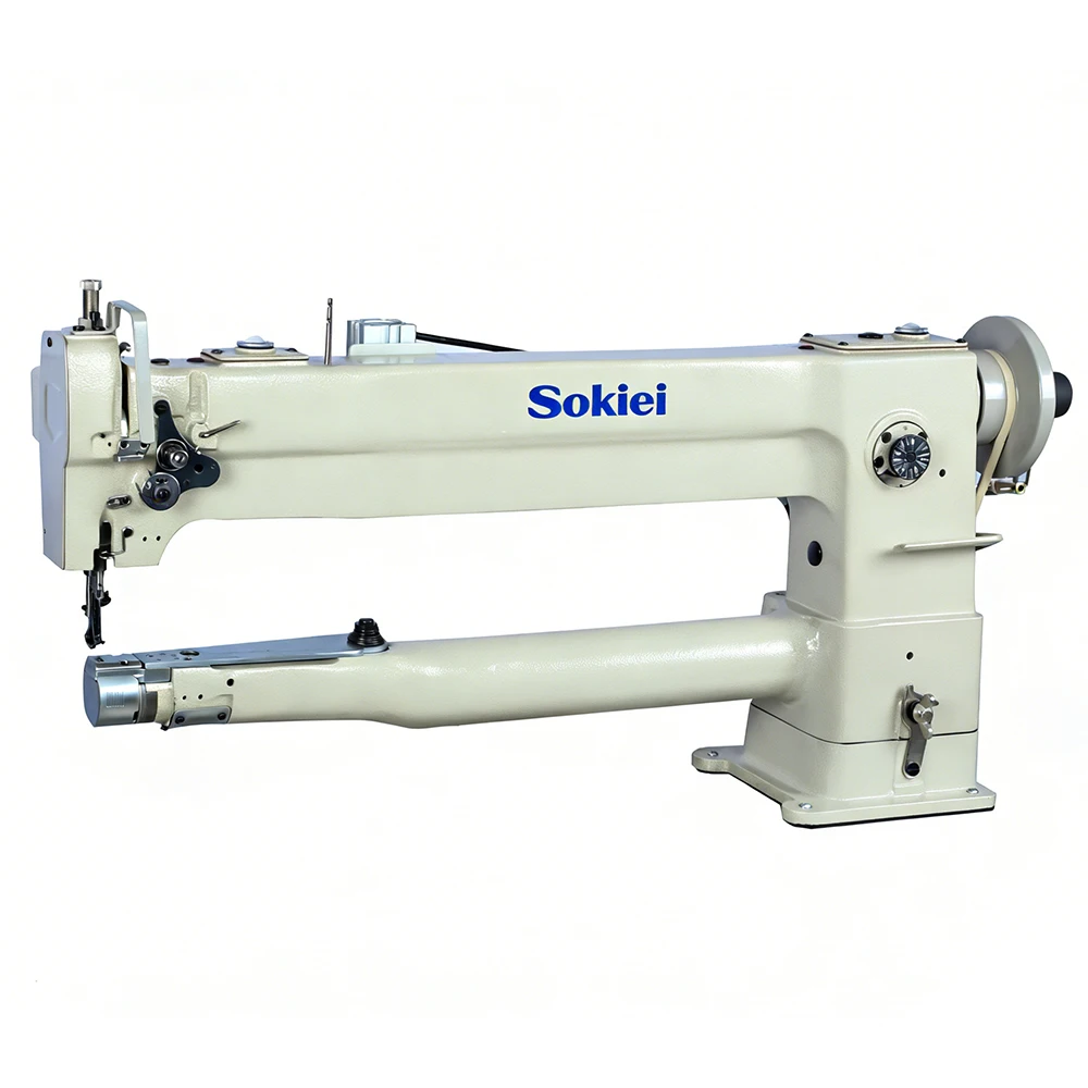 246 Industrial Chain Stitch Cylinder-Bed Long Arm Single Motor High-Speed Sewing Machine For Luggage Car Seat Boots Making