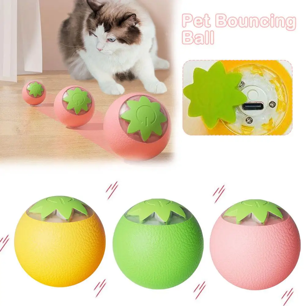 

Cute Interactive Cat Teasing Ball Super Drive Pet Toy Cat Pet Toy Ball Boredom Bite Kitten Resistant Self Relieve Teaser Fu Y2N5