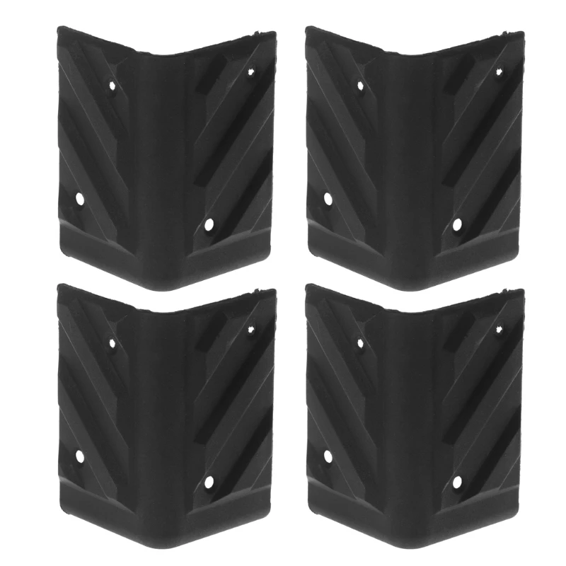 CPDD Right-angle Speaker Package Corner Speaker Cabinet Corner Protectors 4 Packs Safety Guard Furniture Corner Metal