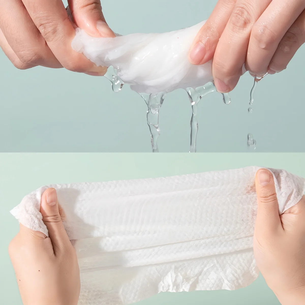 7/14 قطعة منشفة وجه متعددة القطع ملونة للاستعمال مرة واحدة، منشفة وجه محمولة، منشفة إزالة المكياج اللطيفة للسيدات #5