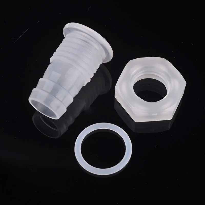 5-100pcs M12~M16 To 6~12mm  Pagoda Direct Connector Half Through Board Through Joint Aquarium Fish Tank Water Pipe Hose Adapter