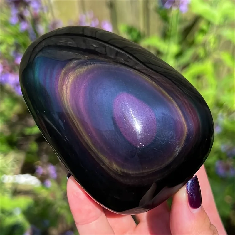 1pc Rare Rainbow Obsidian Crystal Freeform, Perfect Crystal Gifts for Loved Ones, Perfect Home Collection Art Decor, Perfect for