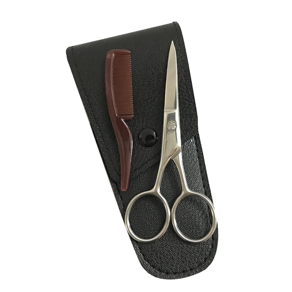 Precise Trimming Scissors Mustache Beard Shaping Confident Shears Eyebrow