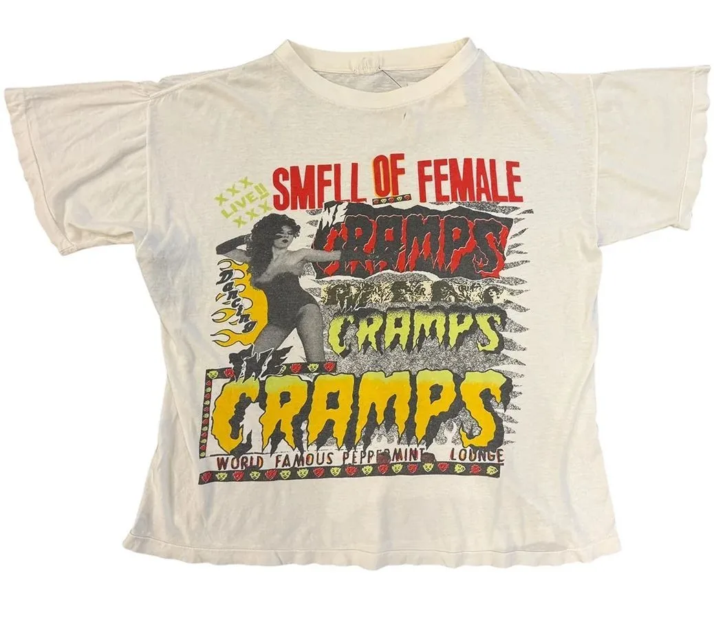 Remake The Cramps Smell of Female Short Sleeve T shirt 90s Unisex NH27013