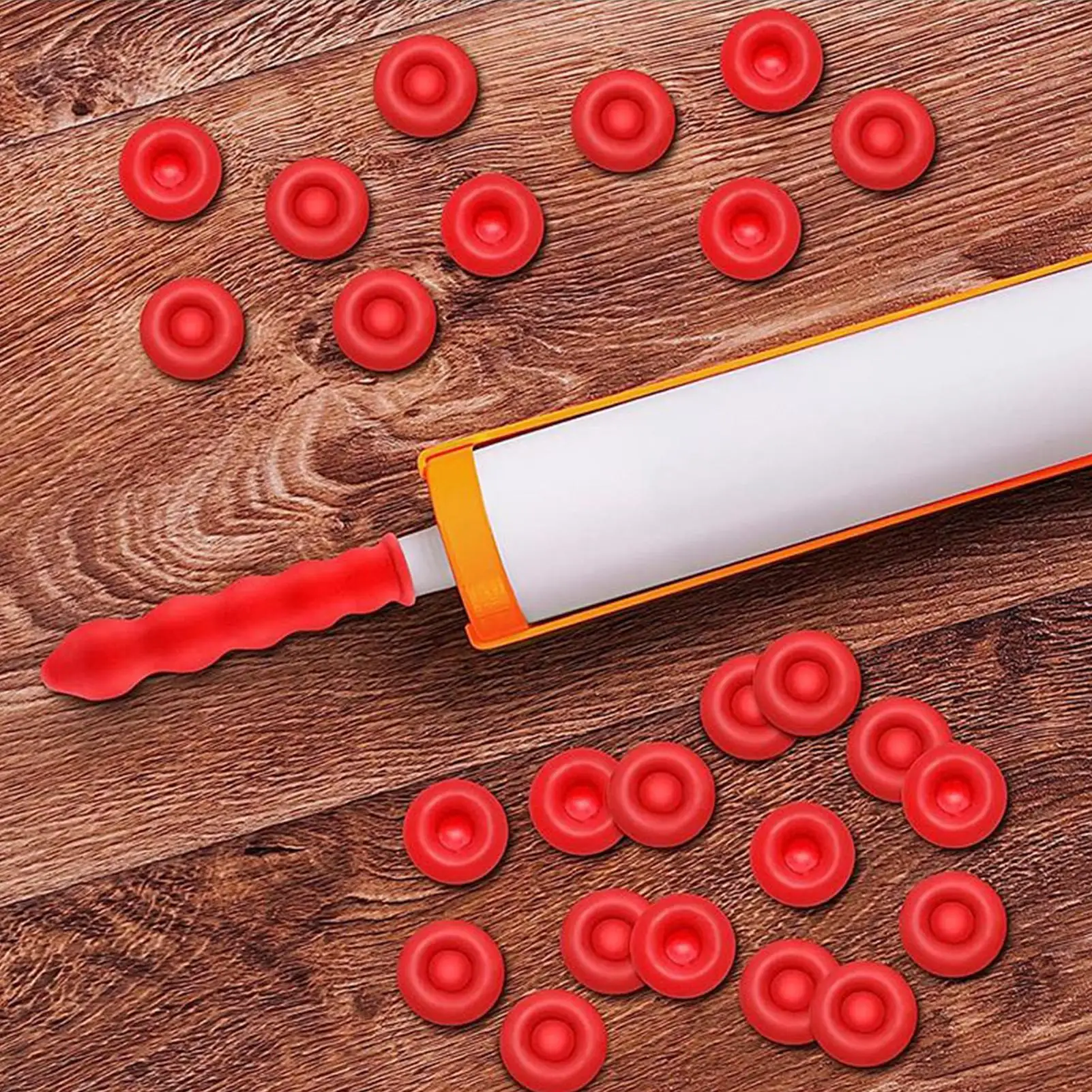 20 Stück Dichtungskappen Glaskleber Spitze Dichtungskappen Fass Kleber Mund Schutzhülle Dichtungspistolen Düsen Kappen Dichtungssparkappen