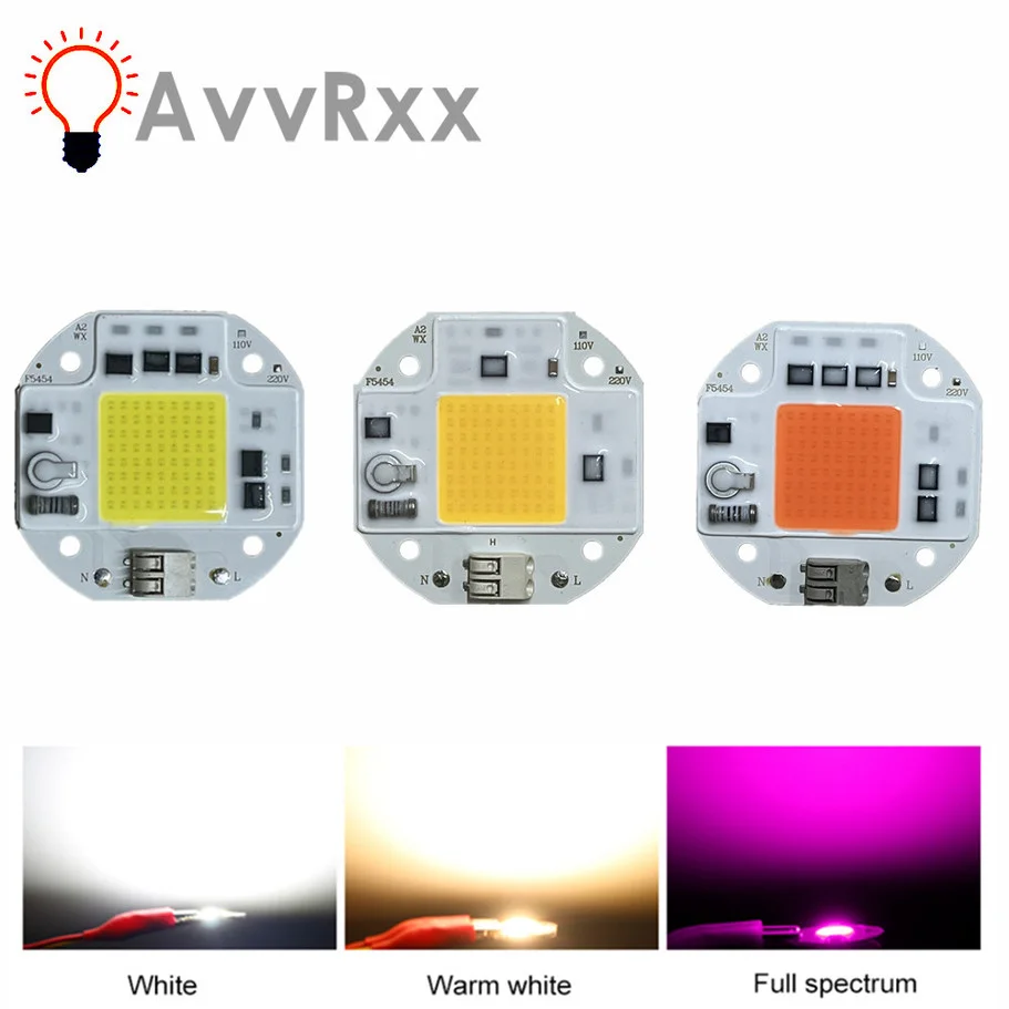 

Welding Free 100W 70W 50W COB LED Chip for Spotlight Floodlight 220V 110V Integrated LED Light Beads Aluminum F5454 White Warm