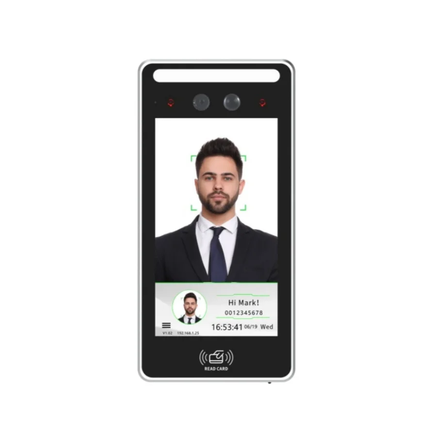 BOWE Factory's شعار قابل للتخصيص على الحائط نظام الحضور البيومتري التعرف على الوجه التحكم في الوصول محطة الماسح الضوئي بالمح الضوئي #2