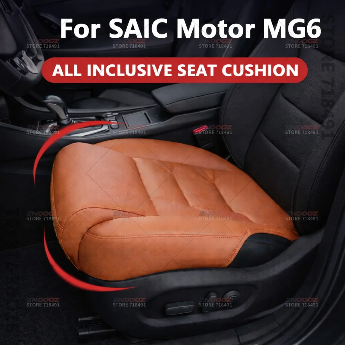 For SAIC Motor MG6 Car Seat Leg Support Extension Seat Cover Memory Foam Extender Cushion Interior Accessories