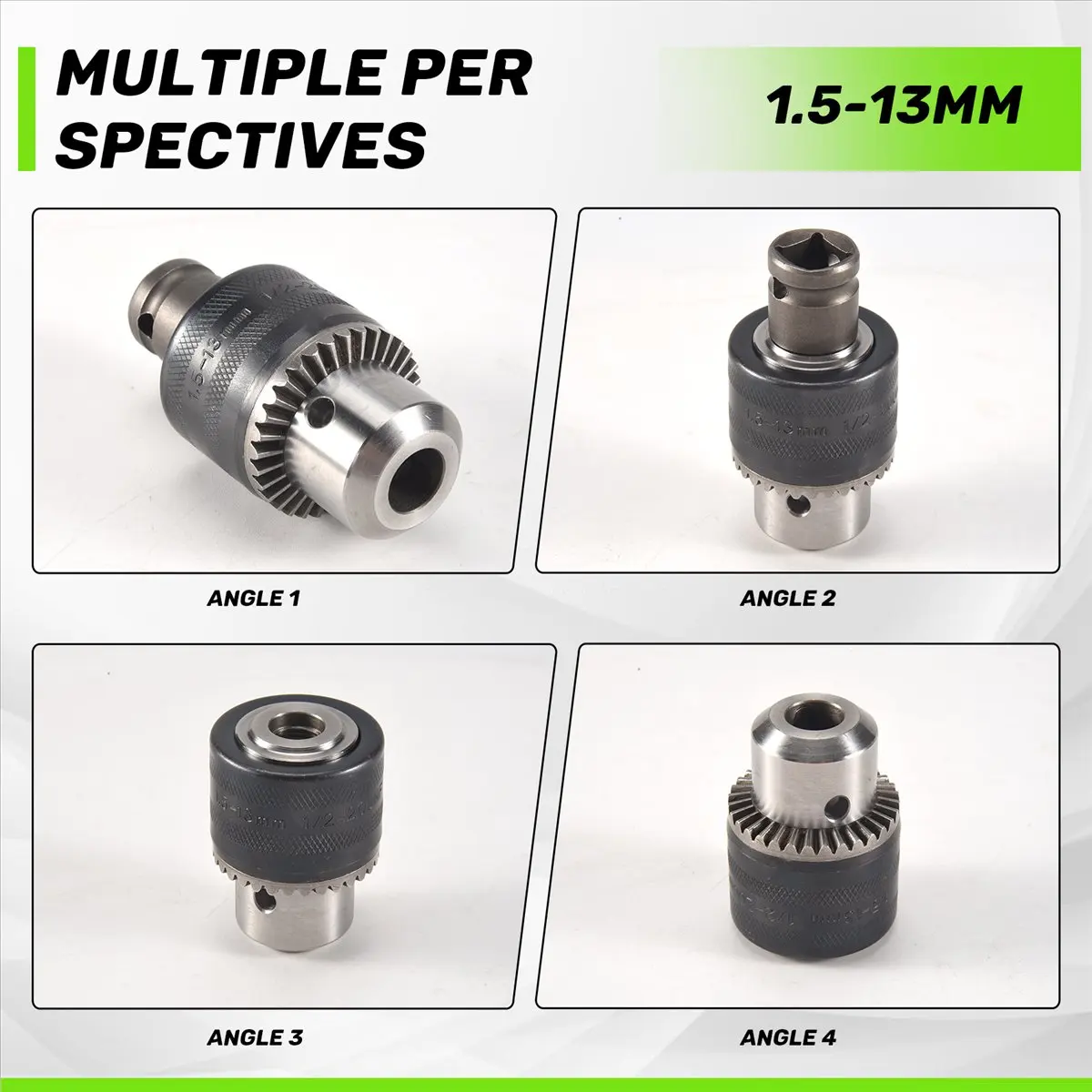 

Y17A 1.5-13mm Drill Chuck Drill Adapter 1/2 Inch Changed Impact Wrench Into for Electric Drills