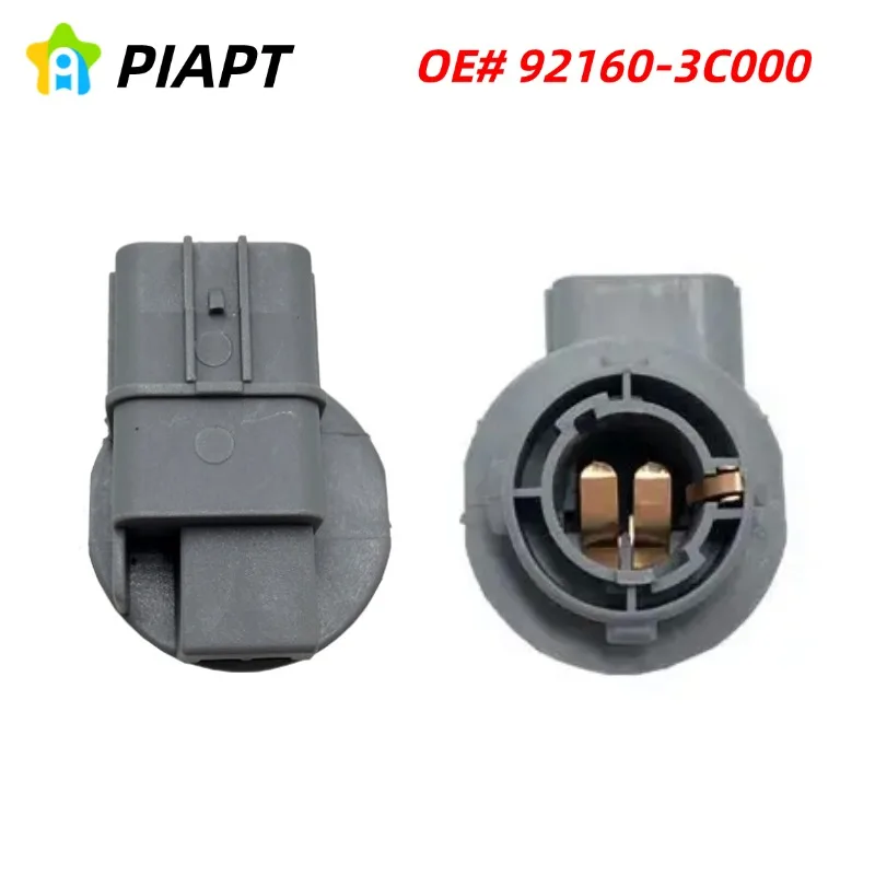 2PCS OE# 92160-3C000  Headlamp Turn Signal Light Bulb Socket Lamp For For Hyundai Kia