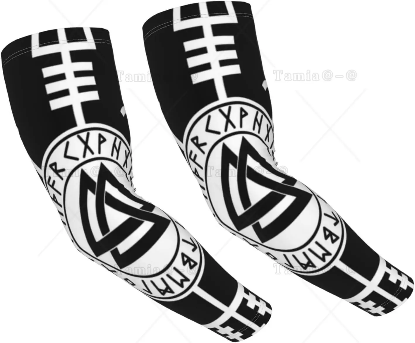 

Vikings Norse Mythology Pagan Symbol Arm Sleeves Uv Protection Sun Unisex Sport Ice Silk Sleeves