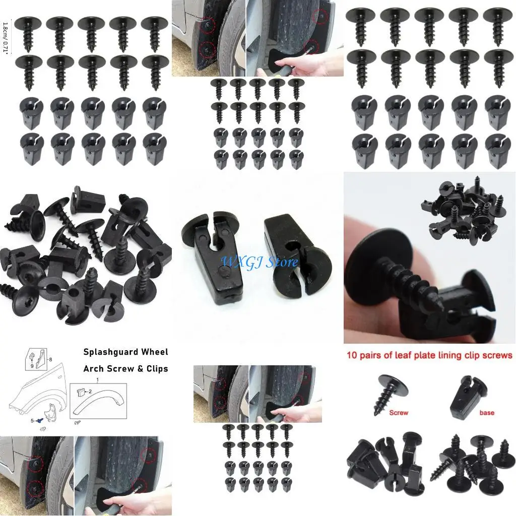 

37JE прочная крышка двигателя подтяжкой сэпсоража колеса колеса колеса Torx Wint Удерживающая зажима зажимы с зажимами для B5 B6