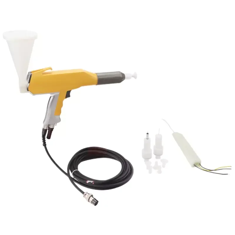 Powder Coating Spray Gun incl cascade,nozzle,cup,cable for Gema Easy Operate Gun