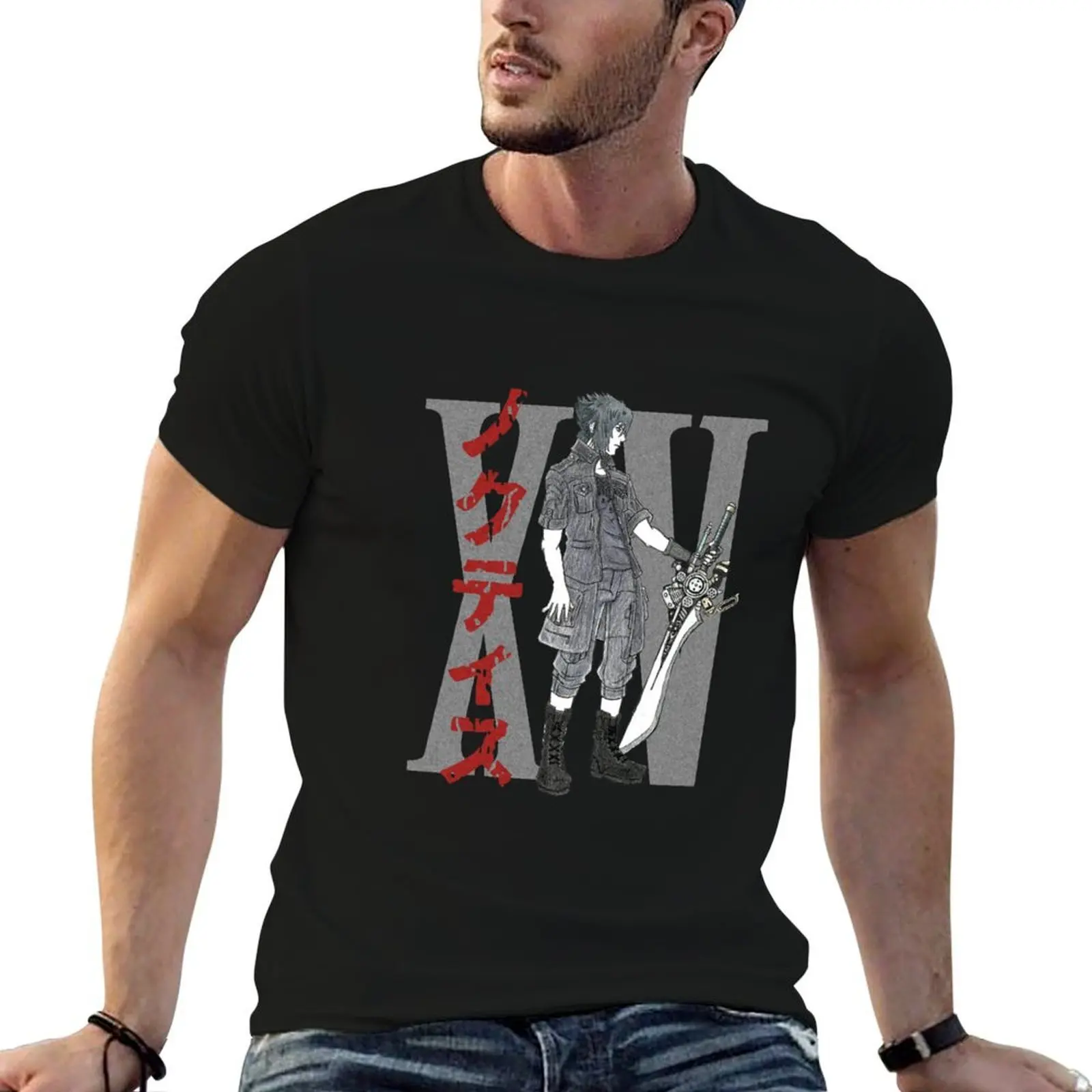 

Noctis the Fifteenth T-Shirt man t shirts for men casual cotton t shirt pack T-Shirt