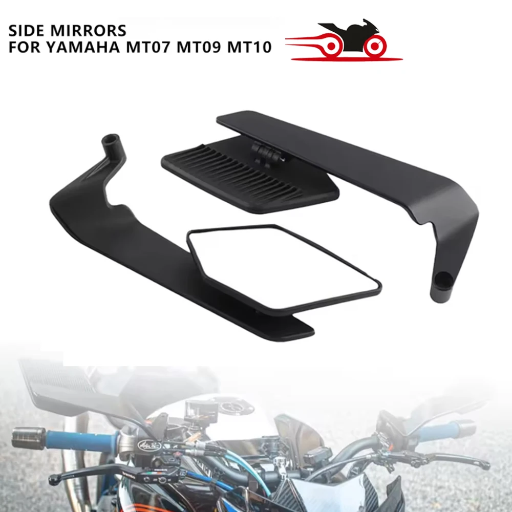 Für Yamaha MT25 MT03 9 Für Kawasaki Z900 Z750 Z125 Für DUKE 990 Zubehör Rotation Einstellbare Motorrad Seite Rückspiegel
